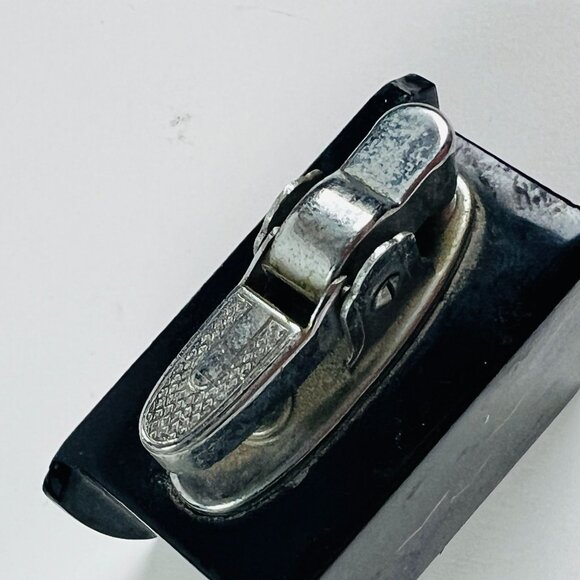 Vintage Aizu Japanese Lacquered Smoking Set With Lighter & Ashtray - Picture 5 of 9